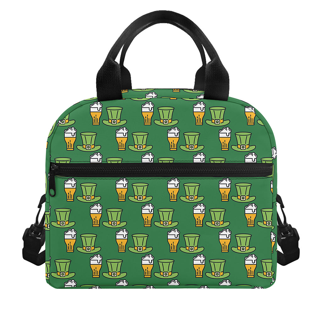 Cute Shamrock Saint Patrick's Day Print Insulated Lunch Bag