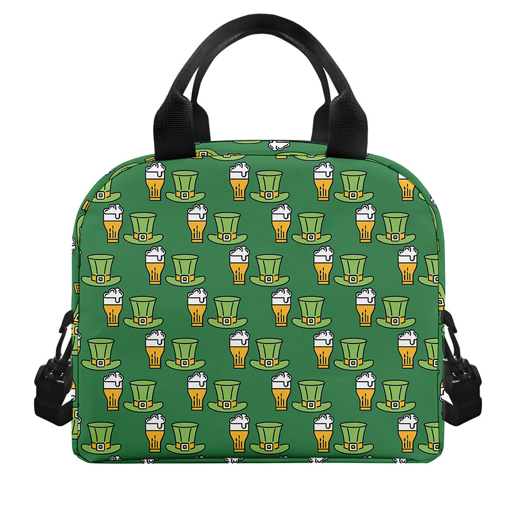 Cute Shamrock Saint Patrick's Day Print Insulated Lunch Bag