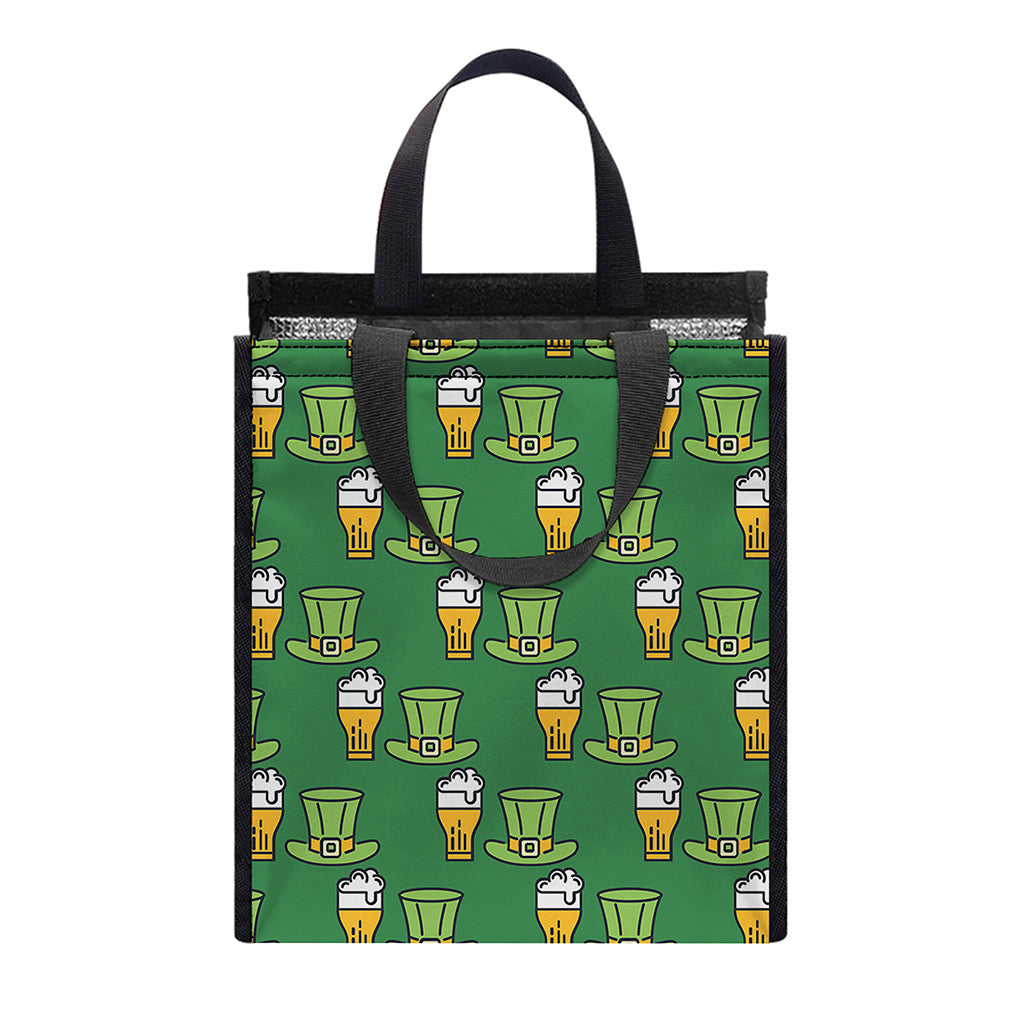 Cute Shamrock Saint Patrick's Day Print Insulated Lunch Tote