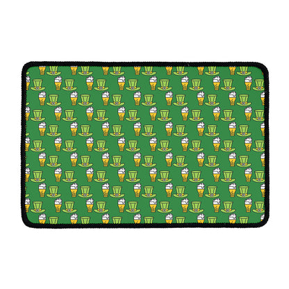 Cute Shamrock Saint Patrick's Day Print Kitchen Mat