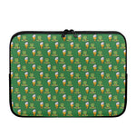 Cute Shamrock Saint Patrick's Day Print Laptop Sleeve
