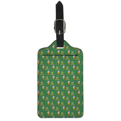 Cute Shamrock Saint Patrick's Day Print Luggage Tag