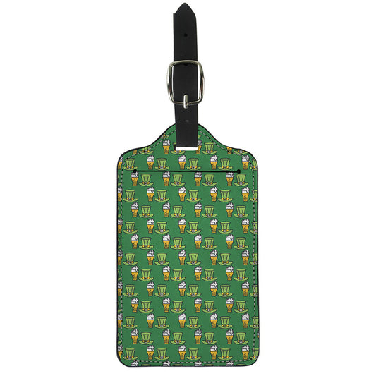 Cute Shamrock Saint Patrick's Day Print Luggage Tag