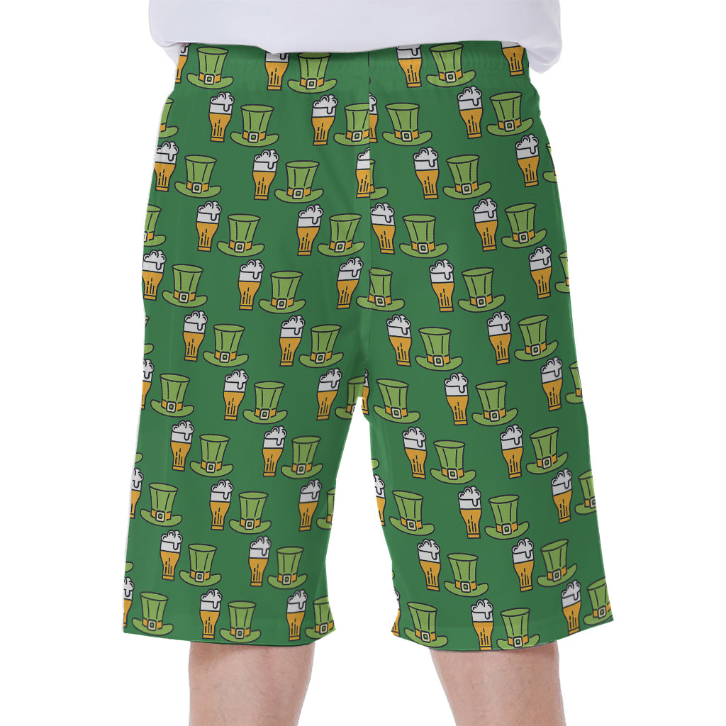 Cute Shamrock Saint Patrick's Day Print Men's Beach Shorts