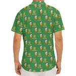 Cute Shamrock Saint Patrick's Day Print Men's Deep V-Neck Shirt