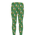 Cute Shamrock Saint Patrick's Day Print Men's Leggings