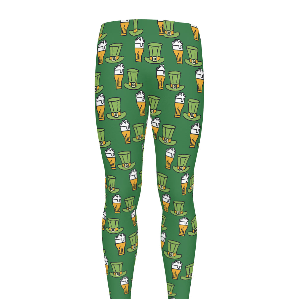 Cute Shamrock Saint Patrick's Day Print Men's leggings