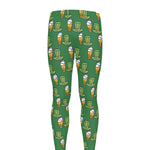 Cute Shamrock Saint Patrick's Day Print Men's leggings