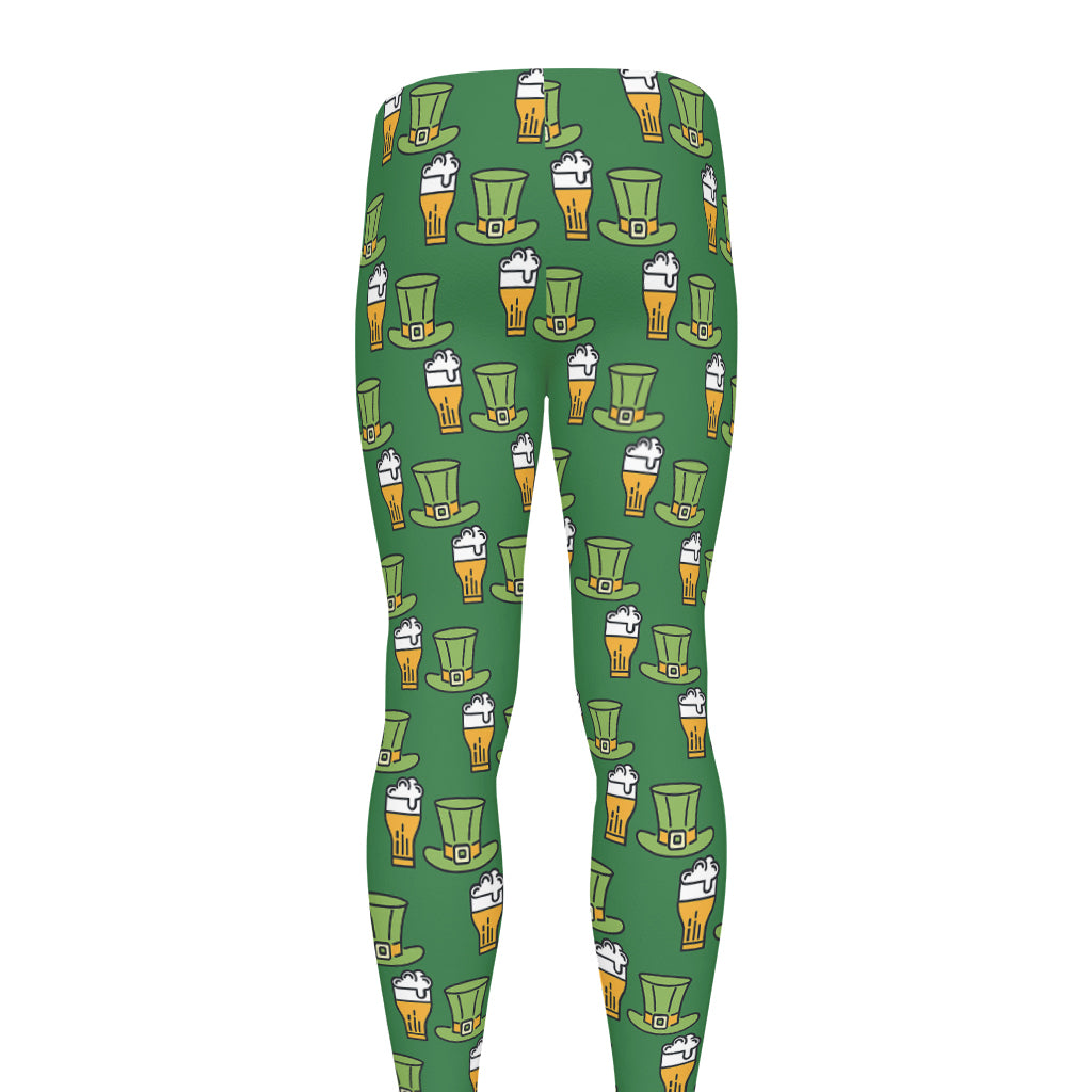 Cute Shamrock Saint Patrick's Day Print Men's leggings