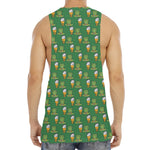 Cute Shamrock Saint Patrick's Day Print Men's Muscle Tank Top