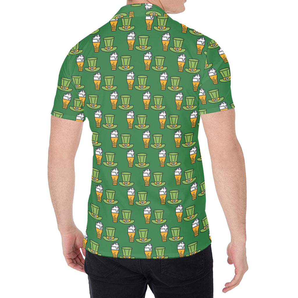Cute Shamrock Saint Patrick's Day Print Men's Shirt