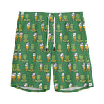 Cute Shamrock Saint Patrick's Day Print Men's Sports Shorts