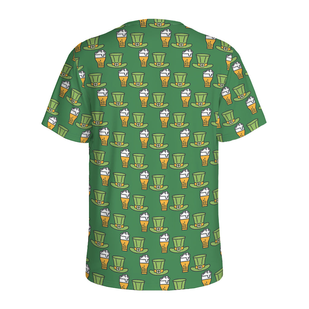 Cute Shamrock Saint Patrick's Day Print Men's Sports T-Shirt