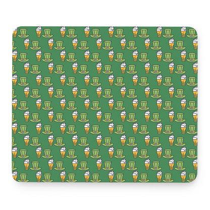 Cute Shamrock Saint Patrick's Day Print Mouse Pad