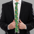 Cute Shamrock Saint Patrick's Day Print Necktie