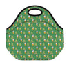 Cute Shamrock Saint Patrick's Day Print Neoprene Lunch Bag