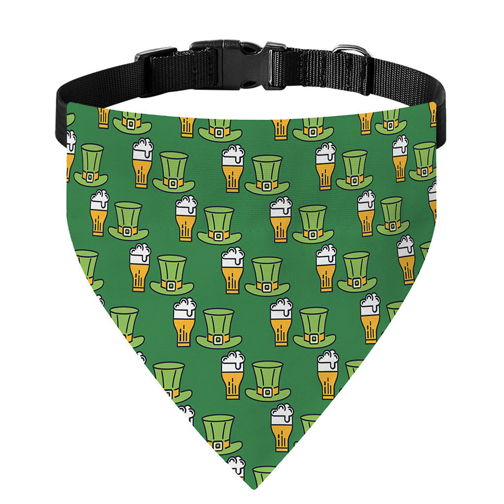 Cute Shamrock Saint Patrick's Day Print Over The Collar Dog Bandana