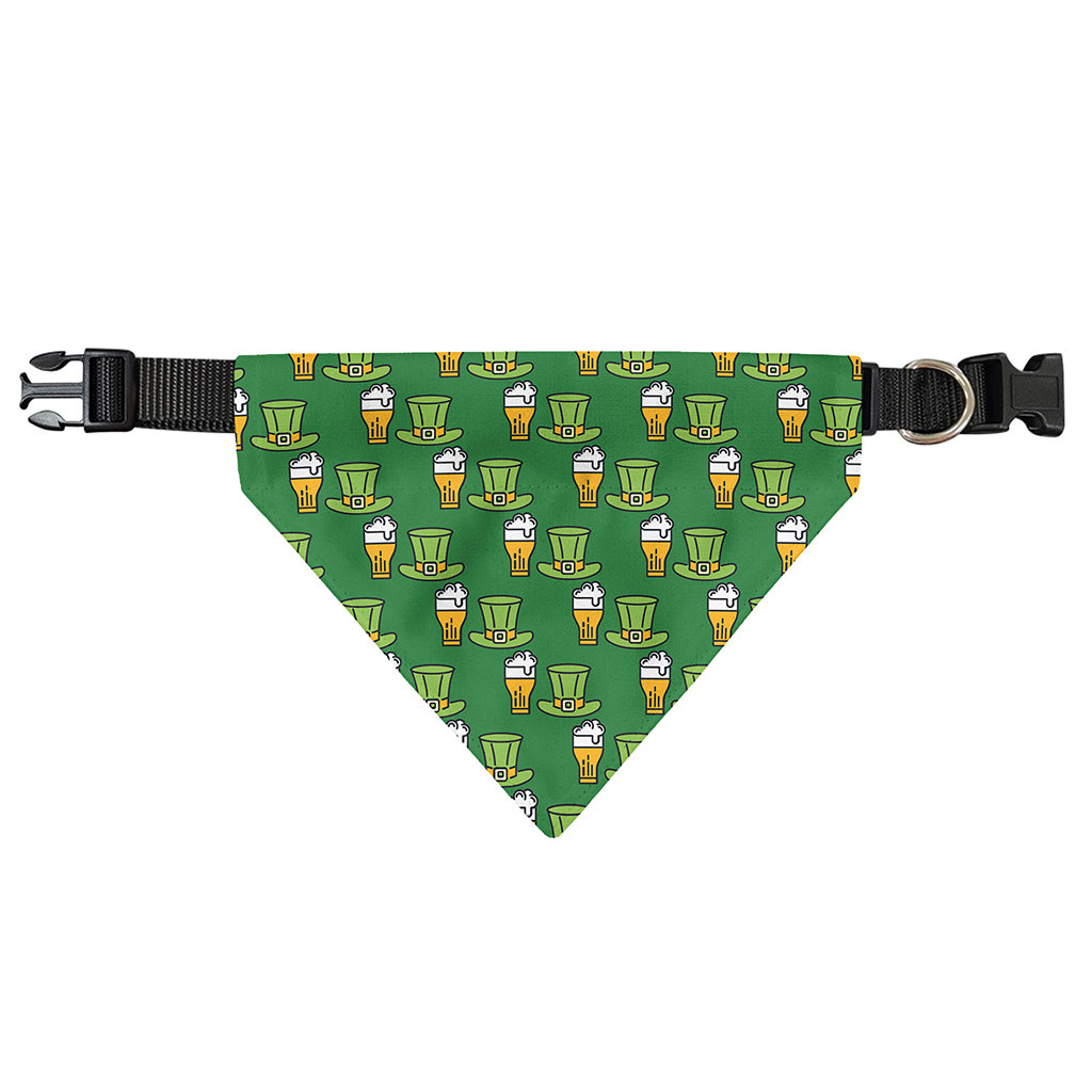 Cute Shamrock Saint Patrick's Day Print Over The Collar Dog Bandana