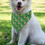 Cute Shamrock Saint Patrick's Day Print Over The Collar Dog Bandana