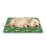 Cute Shamrock Saint Patrick's Day Print Pet Cooling Mat Cover
