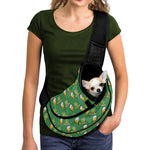 Cute Shamrock Saint Patrick's Day Print Pet Sling Carrier