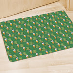 Cute Shamrock Saint Patrick's Day Print Polyester Doormat