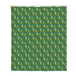 Cute Shamrock Saint Patrick's Day Print Polyester Shower Curtain