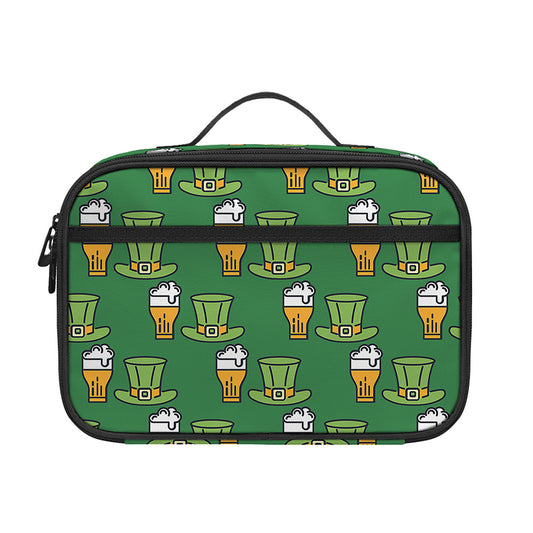 Cute Shamrock Saint Patrick's Day Print Portable Lunch Bag
