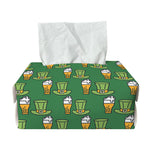 Cute Shamrock Saint Patrick's Day Print Rectangle Tissue Box Cover