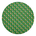 Cute Shamrock Saint Patrick's Day Print Round Blanket