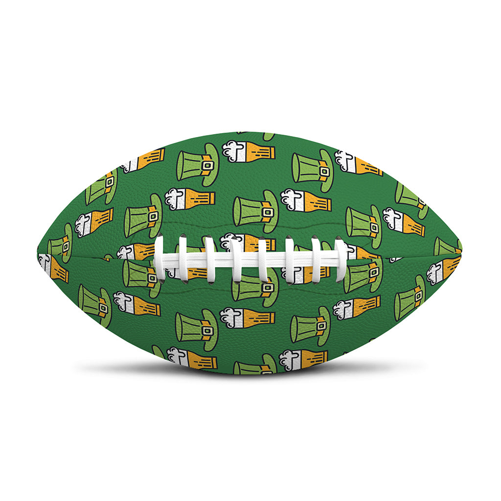 Cute Shamrock Saint Patrick's Day Print Rugby Ball