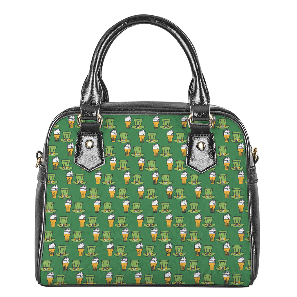 Cute Shamrock Saint Patrick's Day Print Shoulder Handbag