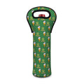 Cute Shamrock Saint Patrick's Day Print Single Neoprene Wine Tote