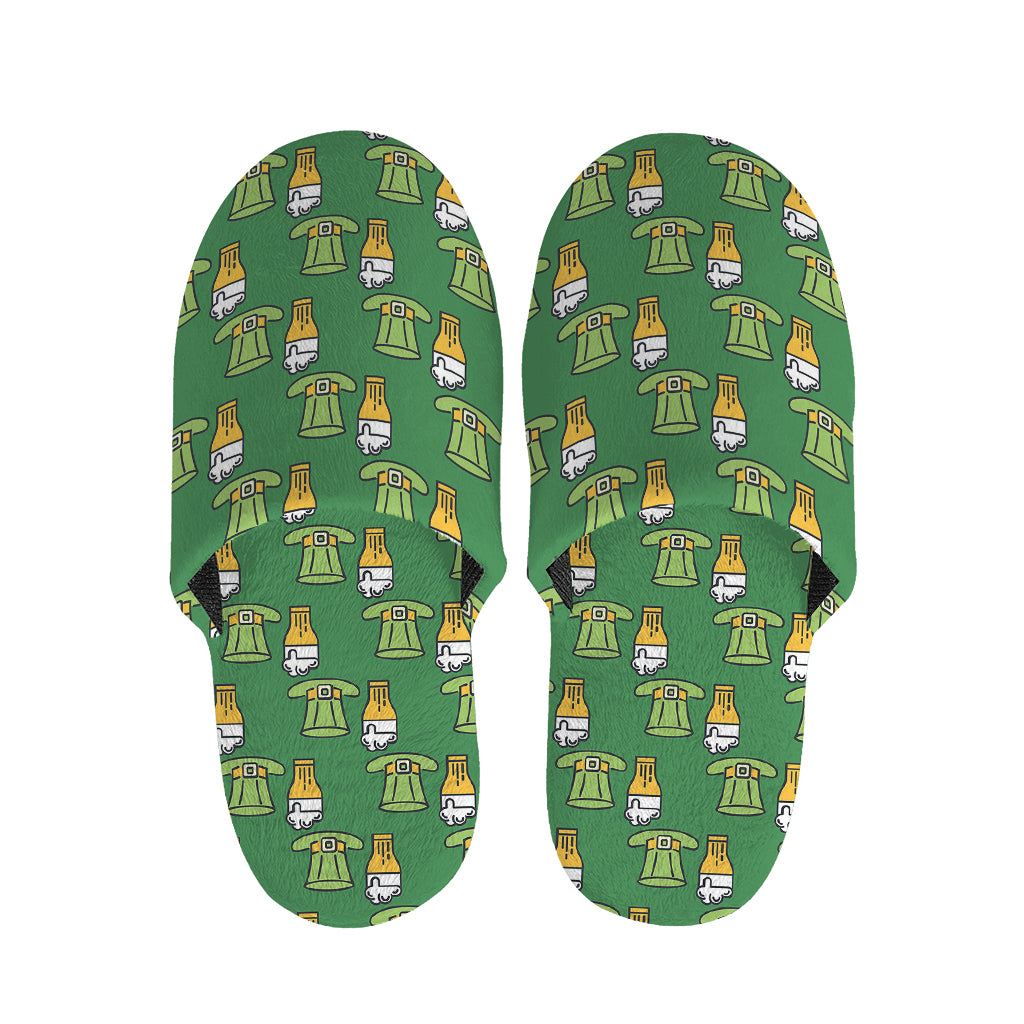 Cute Shamrock Saint Patrick's Day Print Slippers