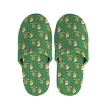 Cute Shamrock Saint Patrick's Day Print Slippers