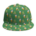 Cute Shamrock Saint Patrick's Day Print Snapback Cap