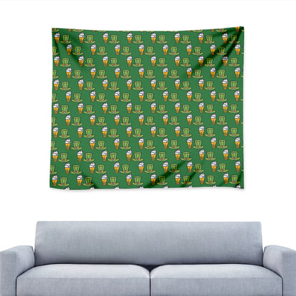 Cute Shamrock Saint Patrick's Day Print Tapestry