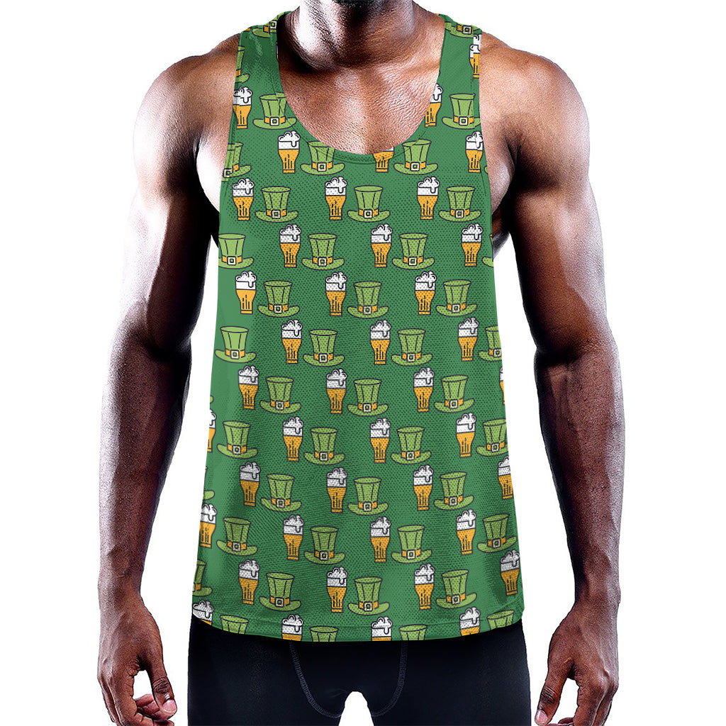 Cute Shamrock Saint Patrick's Day Print Training Tank Top