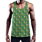 Cute Shamrock Saint Patrick's Day Print Training Tank Top
