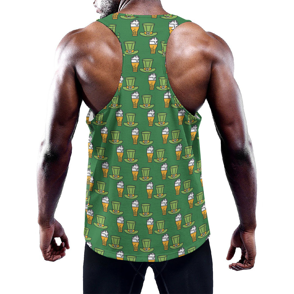 Cute Shamrock Saint Patrick's Day Print Training Tank Top