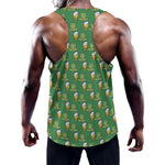 Cute Shamrock Saint Patrick's Day Print Training Tank Top