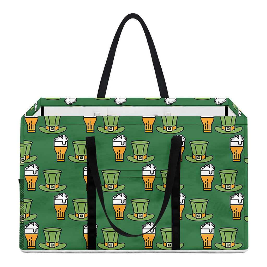 Cute Shamrock Saint Patrick's Day Print Utility Tote Bag