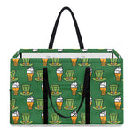 Cute Shamrock Saint Patrick's Day Print Utility Tote Bag