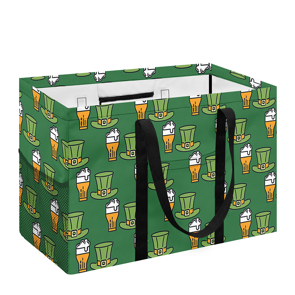Cute Shamrock Saint Patrick's Day Print Utility Tote Bag