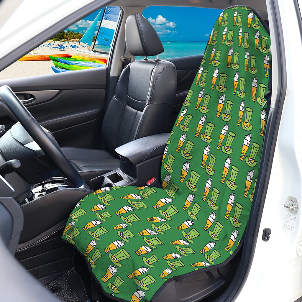 Cute Shamrock Saint Patrick's Day Print Waterproof Car Seat Cover