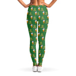 Cute Shamrock Saint Patrick's Day Print Women's Leggings