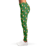 Cute Shamrock Saint Patrick's Day Print Women's Leggings