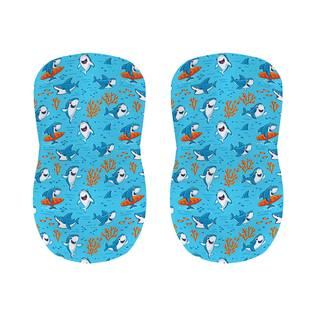Cute Shark Pattern Print Bar Stool Covers