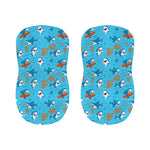 Cute Shark Pattern Print Bar Stool Covers