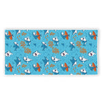 Cute Shark Pattern Print Beach Towel